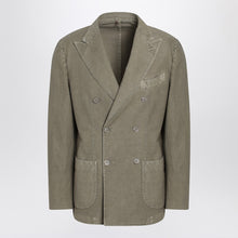  Santaniello Double-breasted sage green jacket