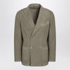 Santaniello Double-breasted sage green jacket