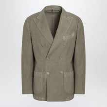  Santaniello Double-breasted sage green jacket