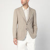 Santaniello Single-breasted jacket in dove grey