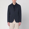Santaniello Blue single-breasted jacket in cotton