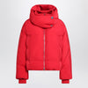 Sportmax Red water-repellent cropped down jacket