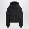 Sportmax Black water-repellent cropped down jacket