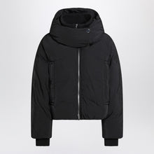 Sportmax Black water-repellent cropped down jacket