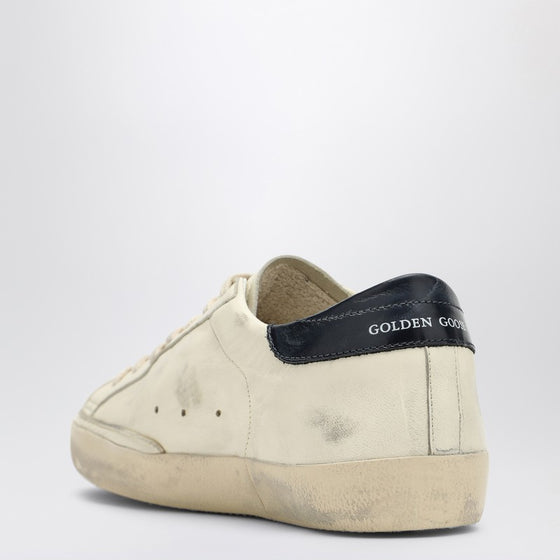 Golden Goose Super-star beige/blue low Sneaker
