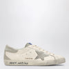 Golden Goose White/Grey Super-Star Sneakers