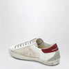 Golden Goose Super-Star sneakers in beige/white/red