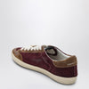 Golden Goose Bordeaux/white/brown Super Star sneaker