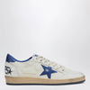 Golden Goose White/metallic blue Ballstar sneakers