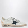 Golden Goose Ball Star Sneakers in white/blue/ice