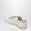 Golden Goose Ball Star Sneakers in white/blue/ice