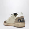 Golden Goose Cream/white/marble/blue Ball Star sneakers