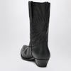 Golden Goose Wish Star low black leather boots