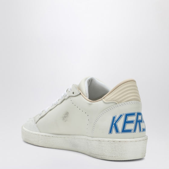 Golden Goose White/bluette/wood ash Ballstar sneakers