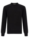 Golden Goose Ribbed Sweater With Logo