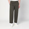 Golden Goose Dark green cotton-blend trousers