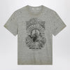 Golden Goose Grey vintage-effect T-shirt with print
