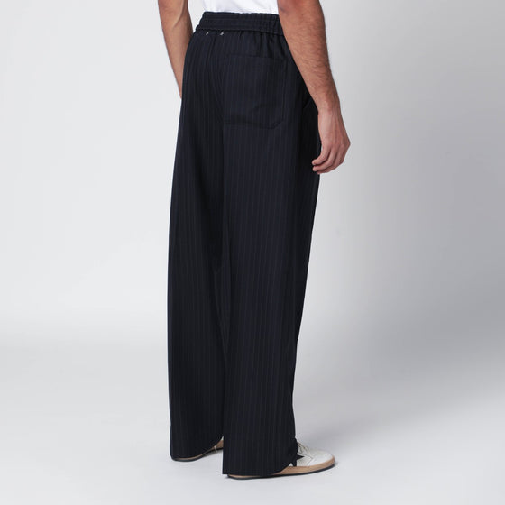 Golden Goose Navy blue pinstripe trousers