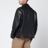 Golden Goose Burgundy bomber jacket in nappa leather