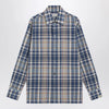 Golden Goose Indigo blue checked shirt