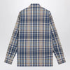 Golden Goose Indigo blue checked shirt