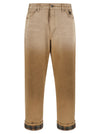 Golden Goose Journey Russell Trousers With Check Lapels