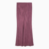 Max Mara Studio Mauve long skirt in linen blend