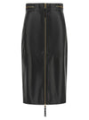 Elisabetta Franchi Leather Skirt