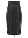 Elisabetta Franchi Leather Skirt