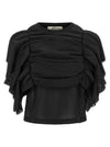 Comme Des Garcons Ruffle Top