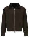 Giorgio Brato Suede Bomber Jacket