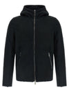Giorgio Brato Velour Leather Hoodie