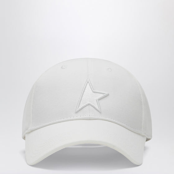 Golden Goose White baseball cap with star