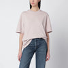 Golden Goose Pink T-shirt with reversed logo lettering on the back