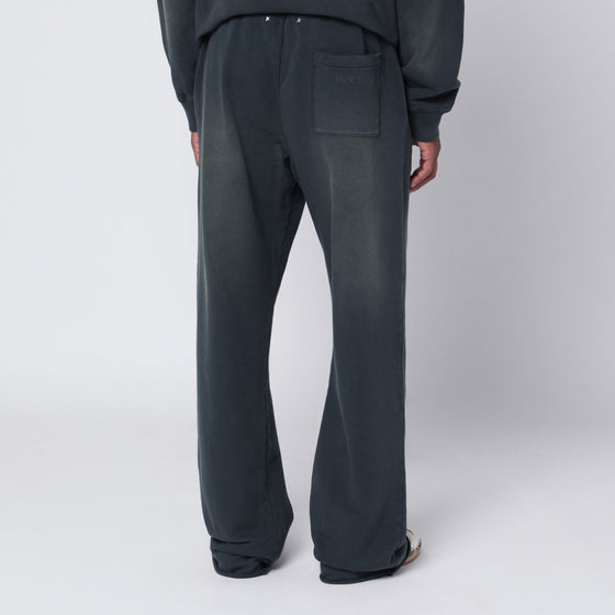 Golden Goose Distressed-effect black jogger pants