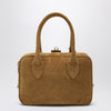 Golden Goose Vita Bag in camel suede