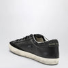 Golden Goose Super-star black low trainer with rhinestones