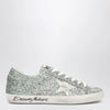 Golden Goose Super-Star Sneakers in silver glitter with dégradé effect