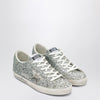 Golden Goose Super-Star sneakers in silver glitter with dégradé effect