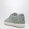 Golden Goose Super-Star sneakers in silver glitter with dégradé effect