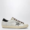 Golden Goose Super-Star sneakers in white with animal-print star
