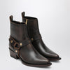 Golden Goose Debbie boot brown with removable buckle