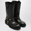 Golden Goose Kurt boots in black leather with buckle
