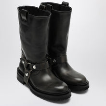  Golden Goose Kurt boots in black leather with buckle