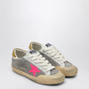 Golden Goose Super-Star sneaker in taupe/fuchsia/ochre