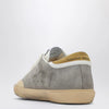 Golden Goose Super-Star Sneakers in taupe/fuchsia/ochre