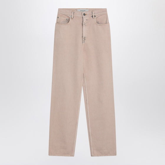 Golden Goose Dyed-effect pink denim jeans