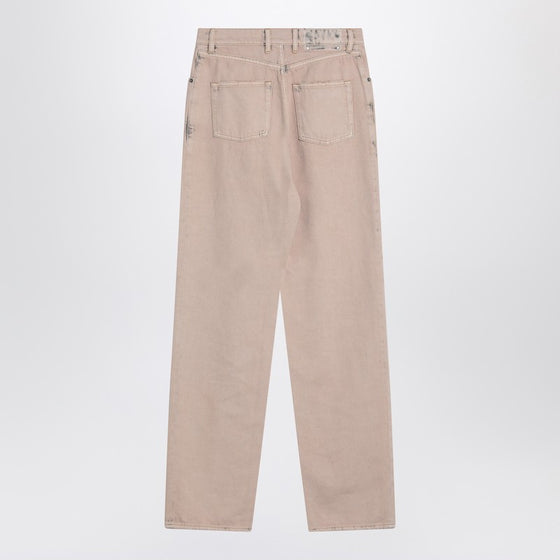 Golden Goose Dyed-effect pink denim jeans