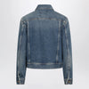 Golden Goose Blue denim jacket with classic collar and logo buttons