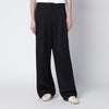Golden Goose Wide black wool trousers